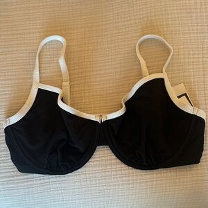 Abercrombie & Fitch Black and White Bikini Top
